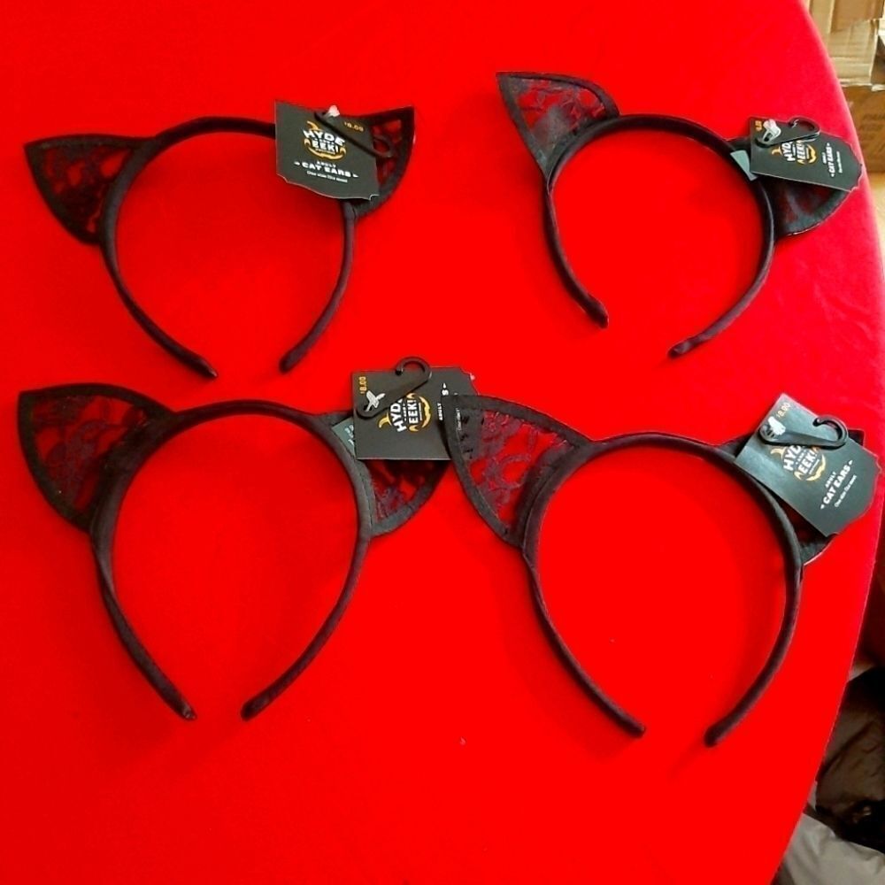 Lot of 4  New Sexy Lacey Cat Ears